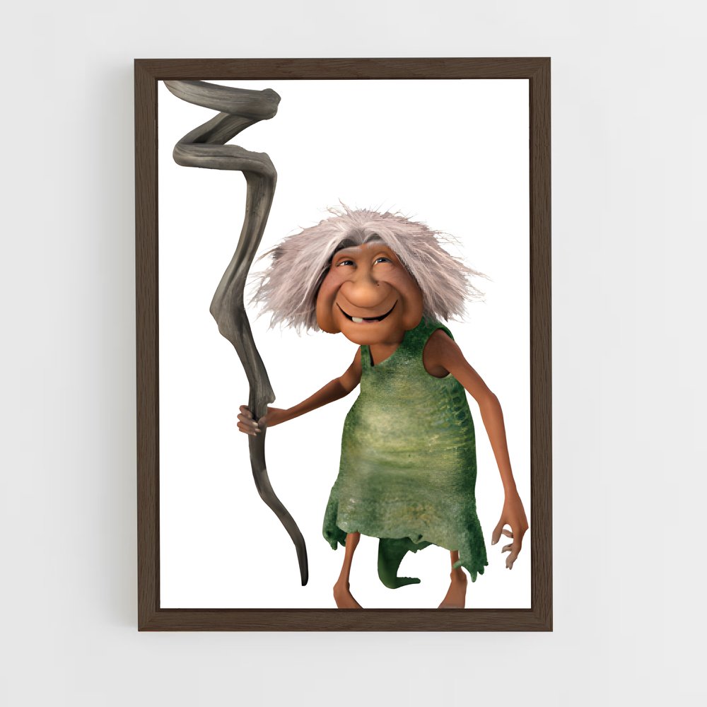 ap-the croods-2 cadre Bois foncé