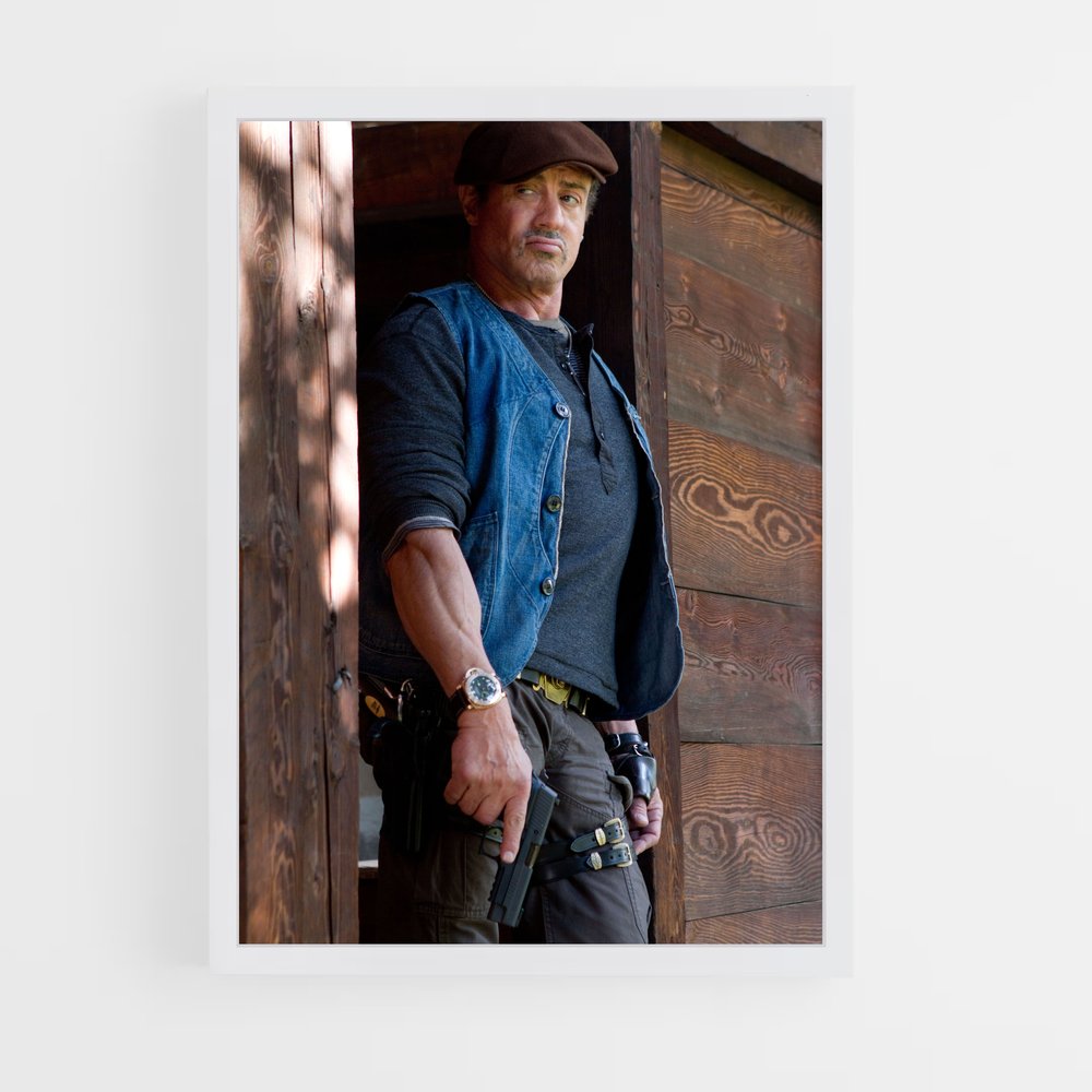ap-the expendables-10 cadre Blanc