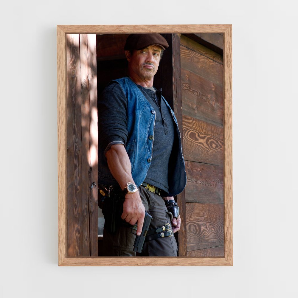 ap-the expendables-10 cadre Bois clair