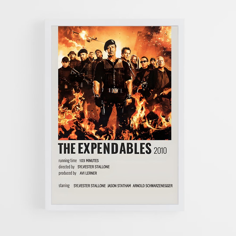 ap-the expendables-5 cadre Blanc