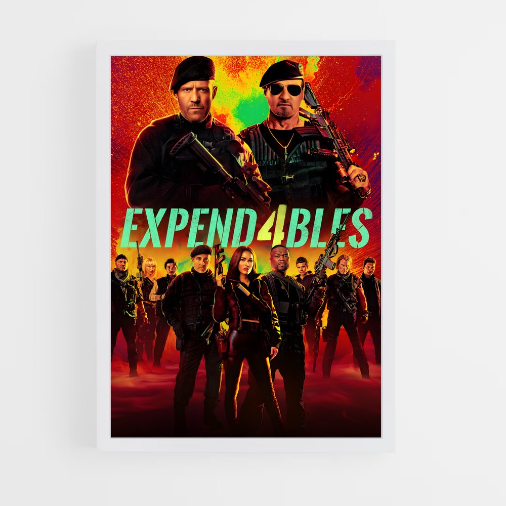 ap-the expendables-6 cadre Blanc