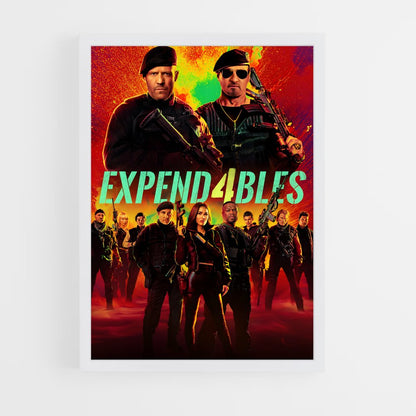 ap-the expendables-6 cadre Blanc
