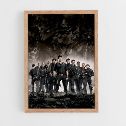 ap-the expendables-7 cadre Bois clair
