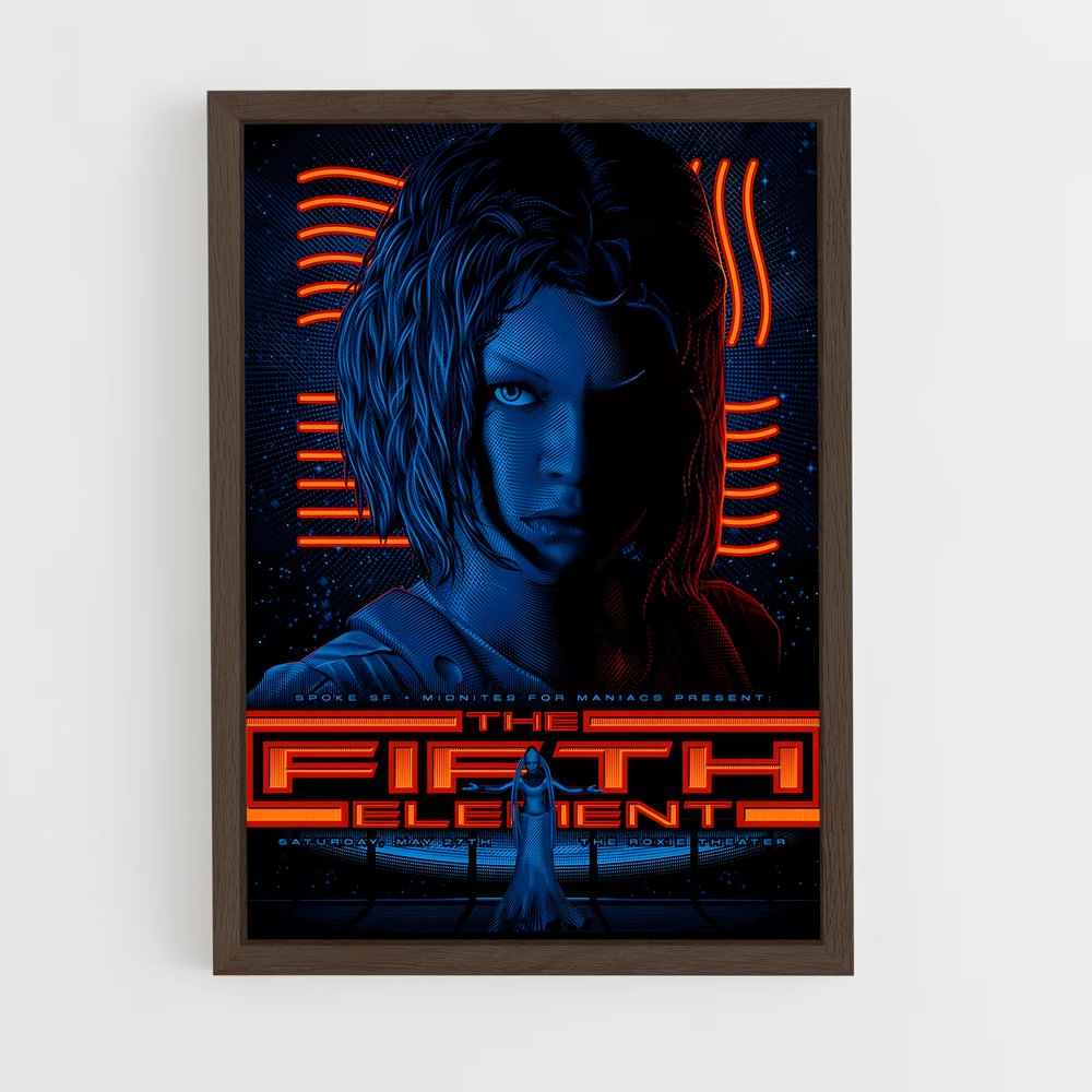 ap-the fifth element-9 cadre Bois foncé