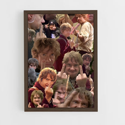 ap-the hobbit-1 cadre Bois foncé