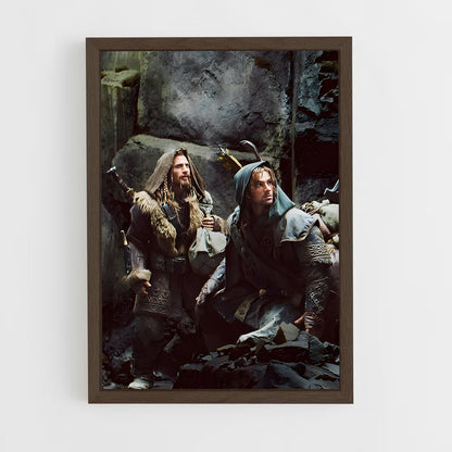 ap-the hobbit-4 cadre Bois foncé