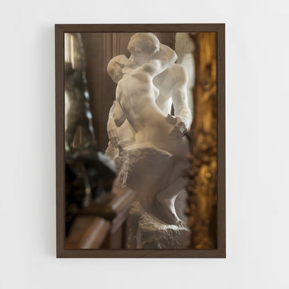 ap-the kiss rodin-2 cadre Bois foncé