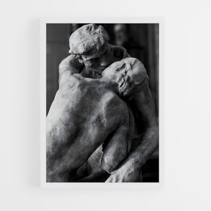 ap-the kiss rodin-5 cadre Blanc