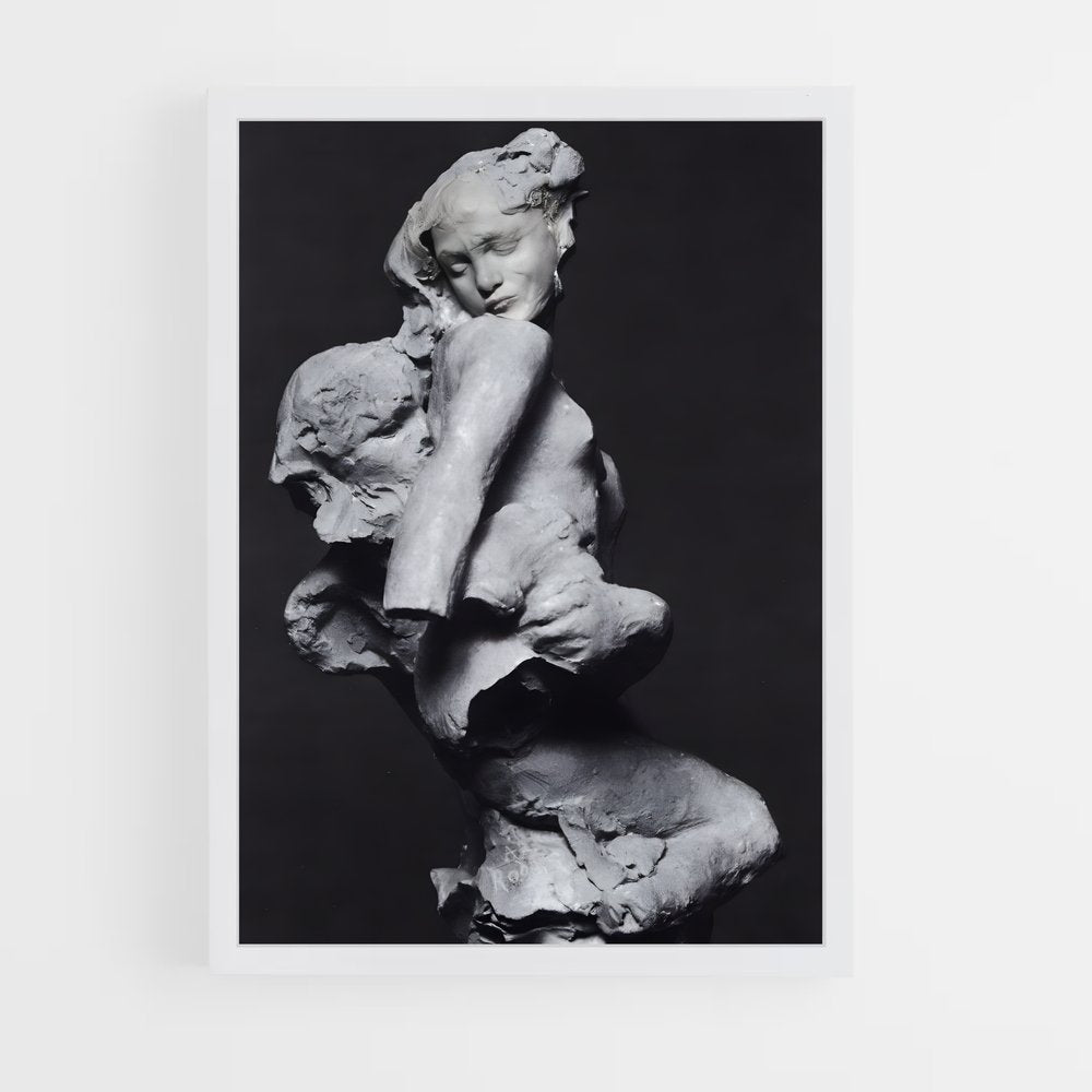 ap-the kiss rodin-7 cadre Blanc