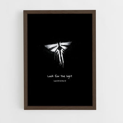 ap-the last of us-5 cadre Bois foncé