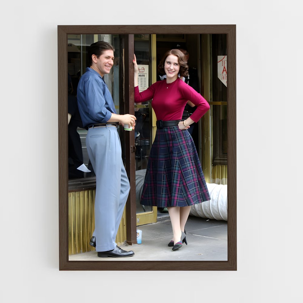 ap-the marvelous mrs maisel-7 cadre Bois foncé