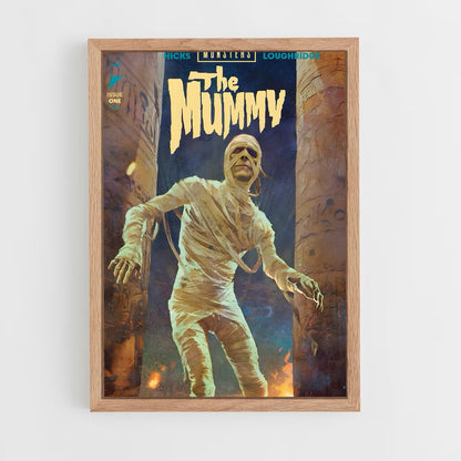 ap-the mummy-1 cadre Bois clair
