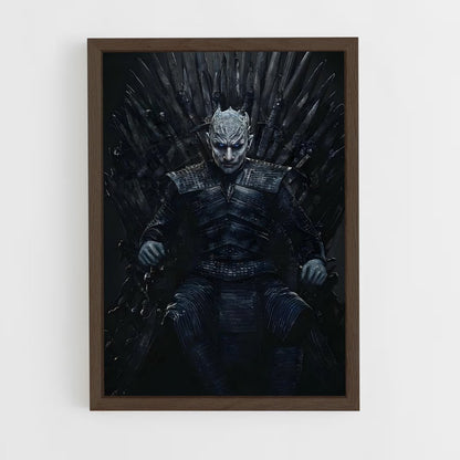 ap-the night king-3 cadre Bois foncé