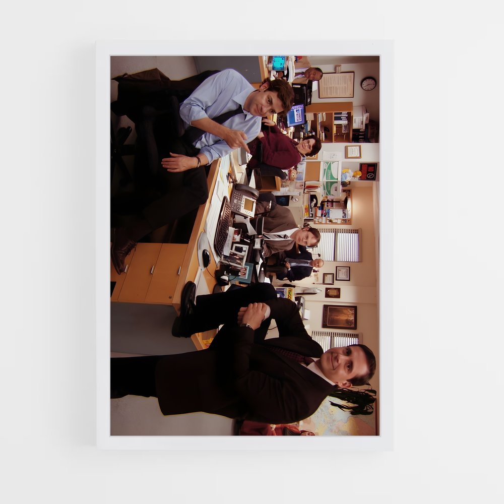ap-the office-1 cadre Blanc
