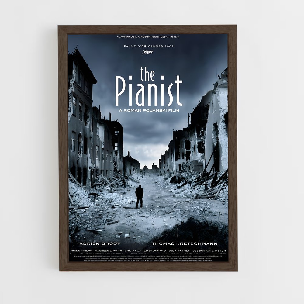 ap-the pianist warsaw-3 cadre Bois foncé