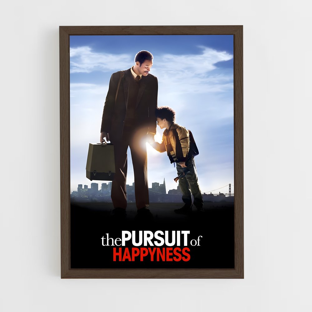 ap-the pursuit of happyness-2 cadre Bois foncé