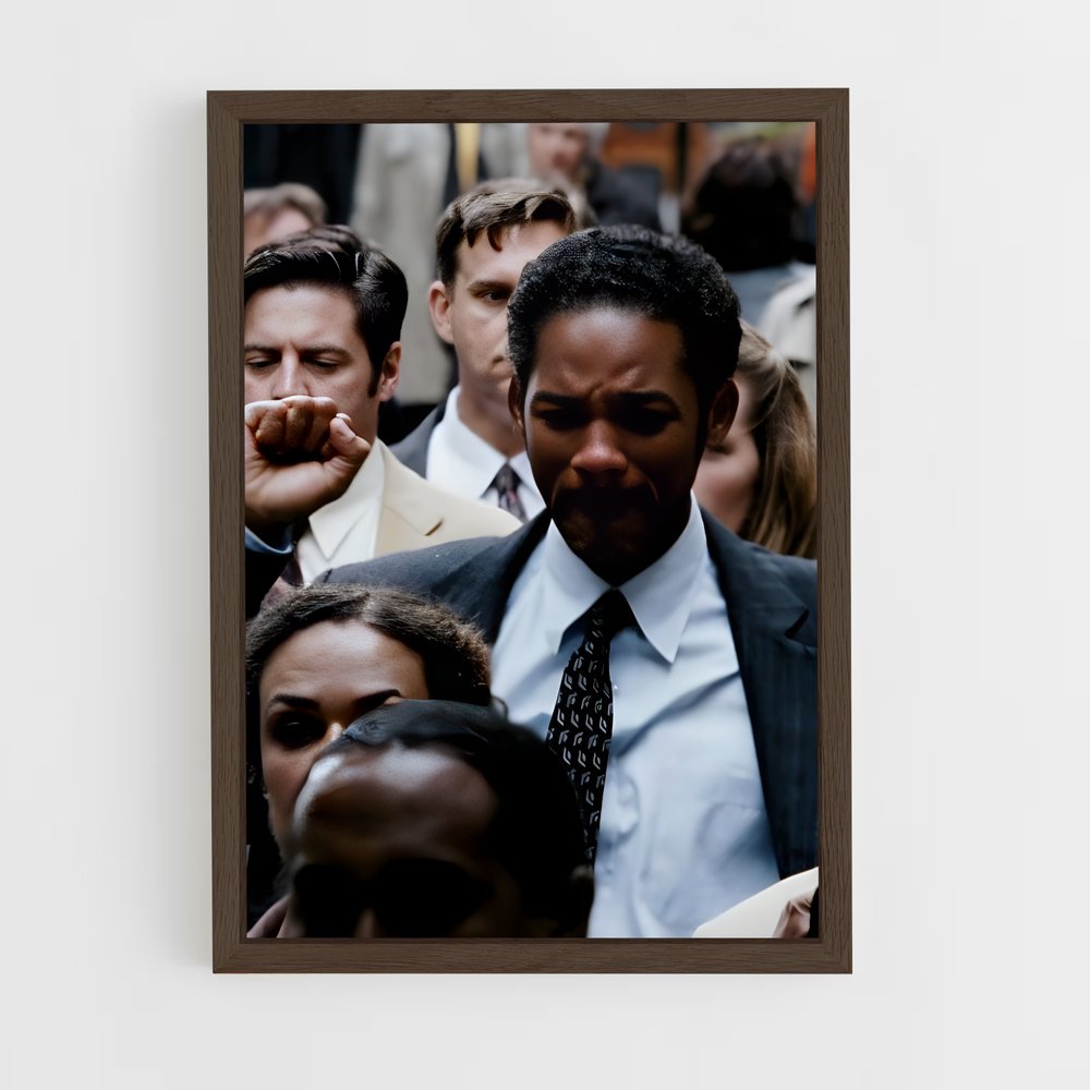 ap-the pursuit of happyness-4 cadre Bois foncé