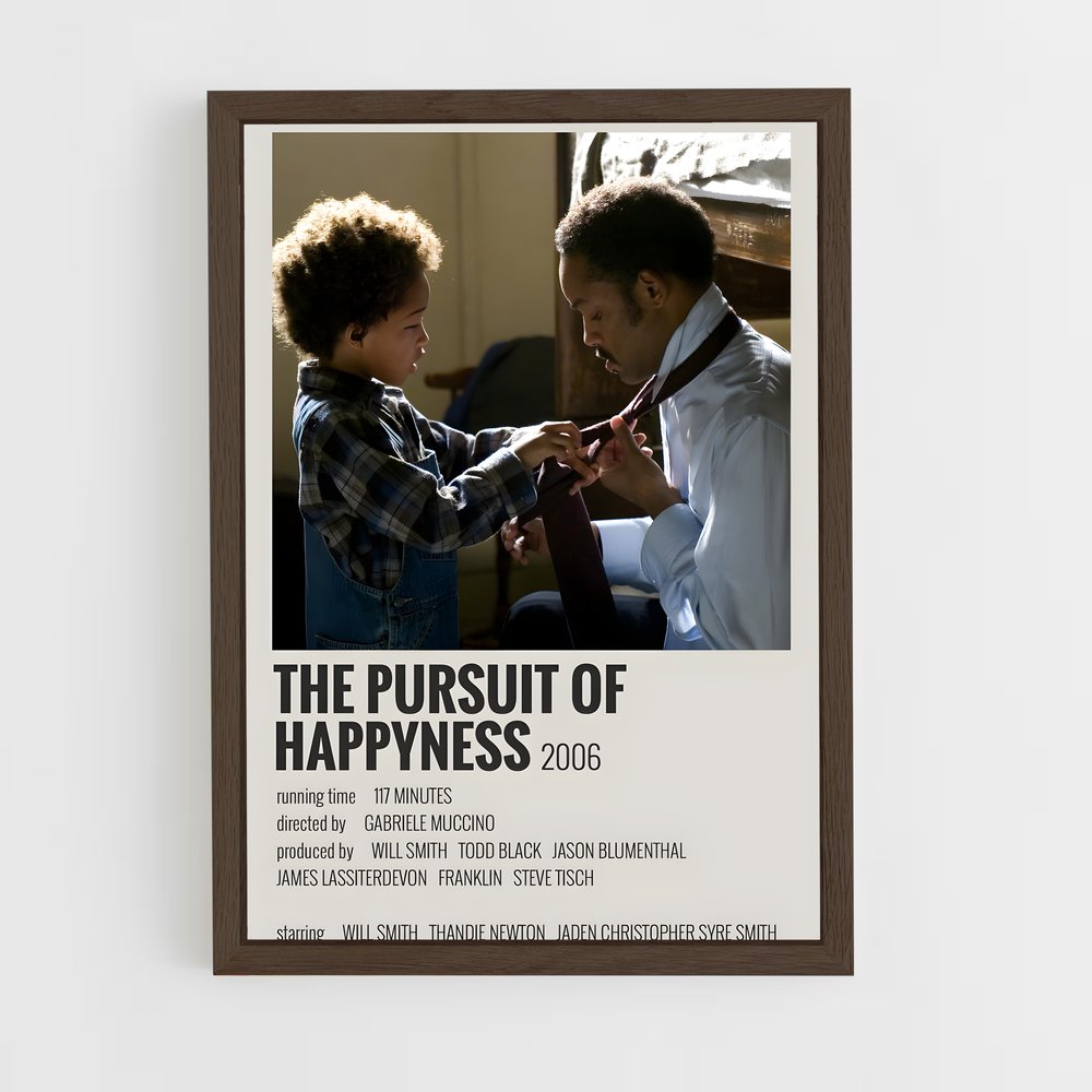 ap-the pursuit of happyness-7 cadre Bois foncé