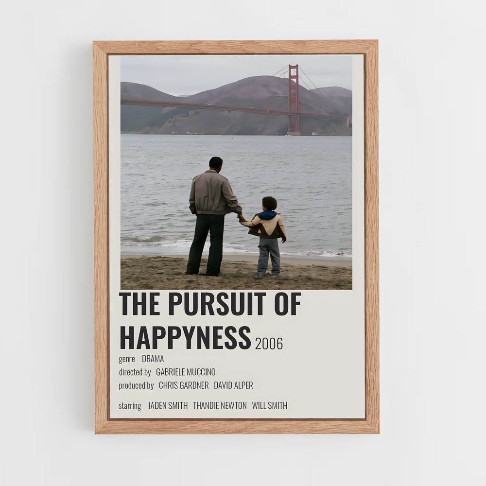 ap-the pursuit of happyness-8 cadre Bois clair