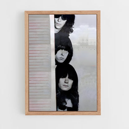 ap-the ramones-1 cadre Bois clair