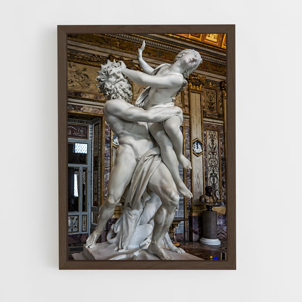 ap-the rape of proserpina bernini-1 cadre Bois foncé