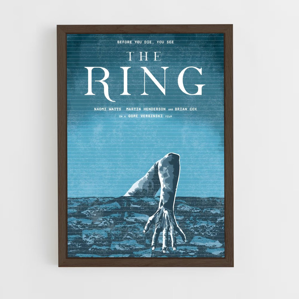 ap-the ring-3 cadre Bois foncé
