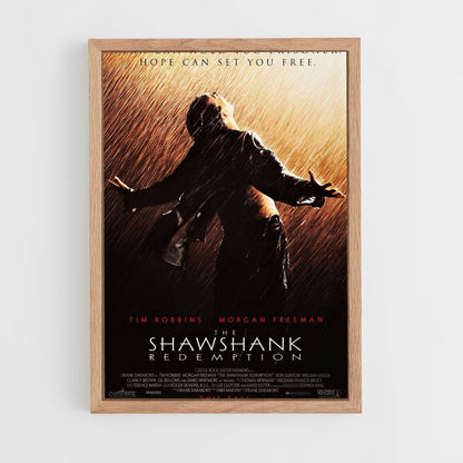 ap-the shawshank redemption-1 cadre Bois clair
