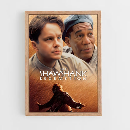 ap-the shawshank redemption-3 cadre Bois clair