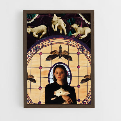 ap-the silence of the lambs-6 cadre Bois foncé