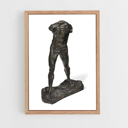 ap-the walking man rodin-1 cadre Bois clair