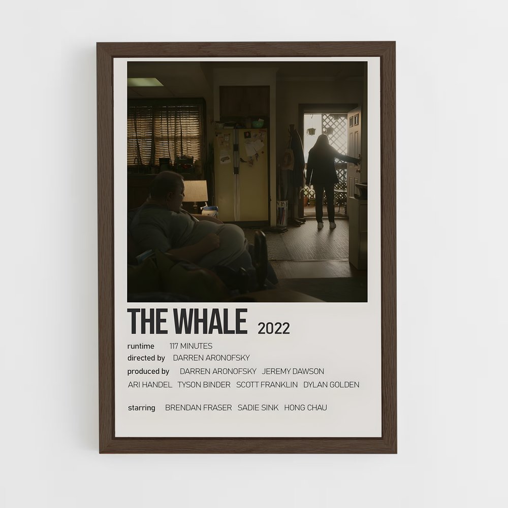 ap-the whale-2 cadre Bois foncé