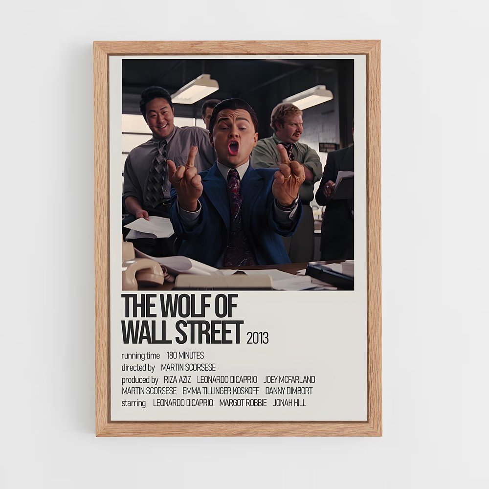 ap-the wolf of wall street-2 cadre Bois clair