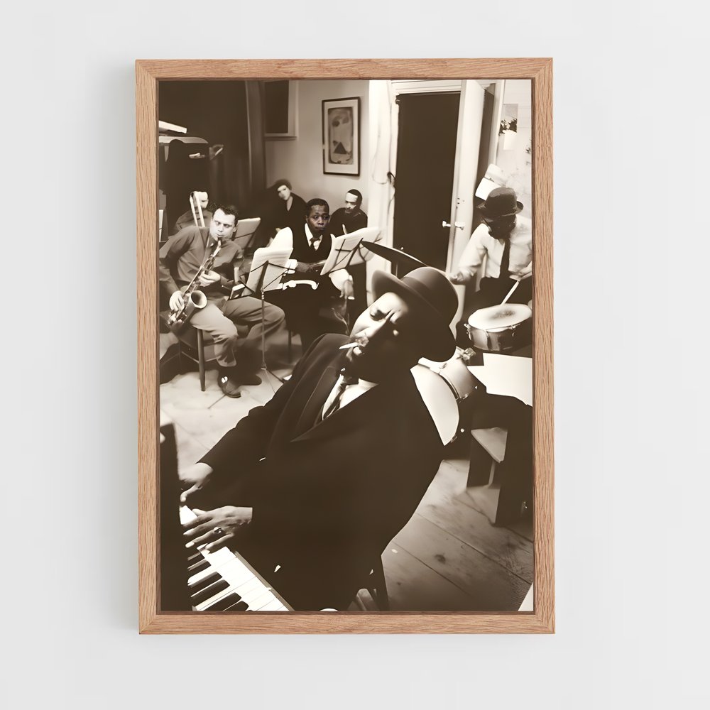 ap-thelonious monk-1 cadre Bois clair