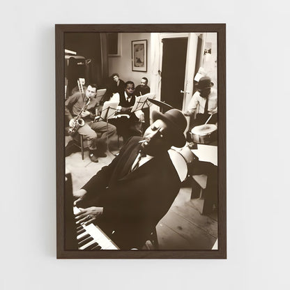 ap-thelonious monk-1 cadre Bois foncé