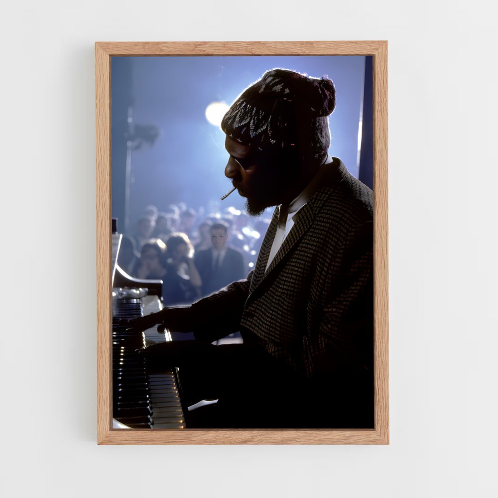 ap-thelonious monk-4 cadre Bois clair