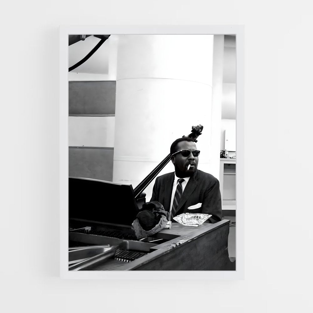 ap-thelonious monk-5 cadre Blanc
