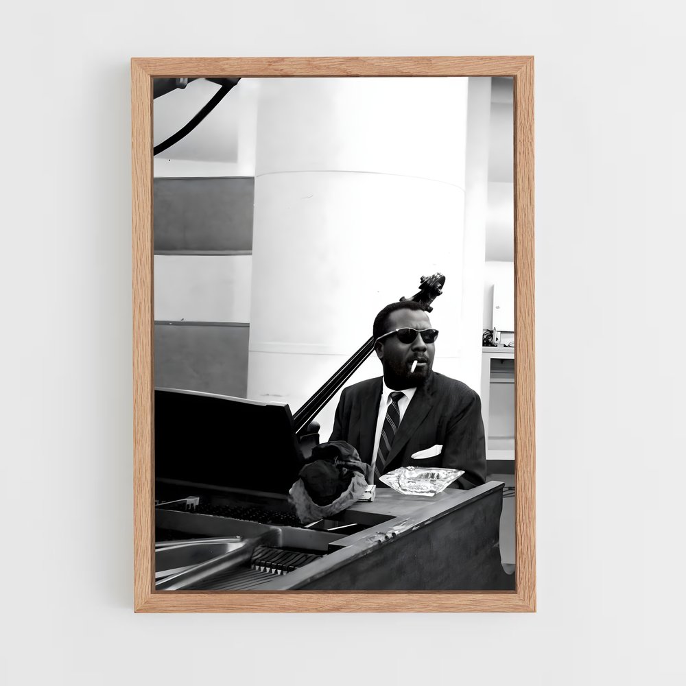 ap-thelonious monk-5 cadre Bois clair