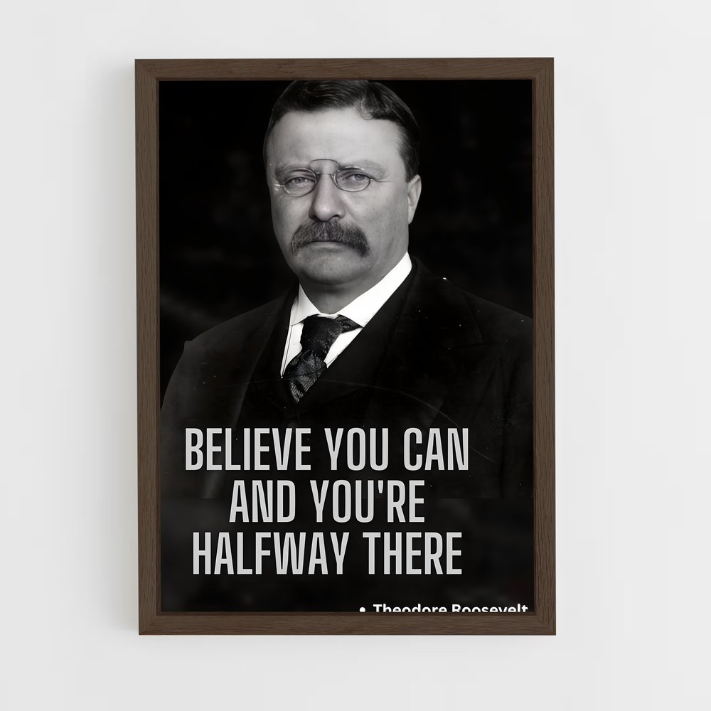 ap-theodore roosevelt-2 cadre Bois foncé