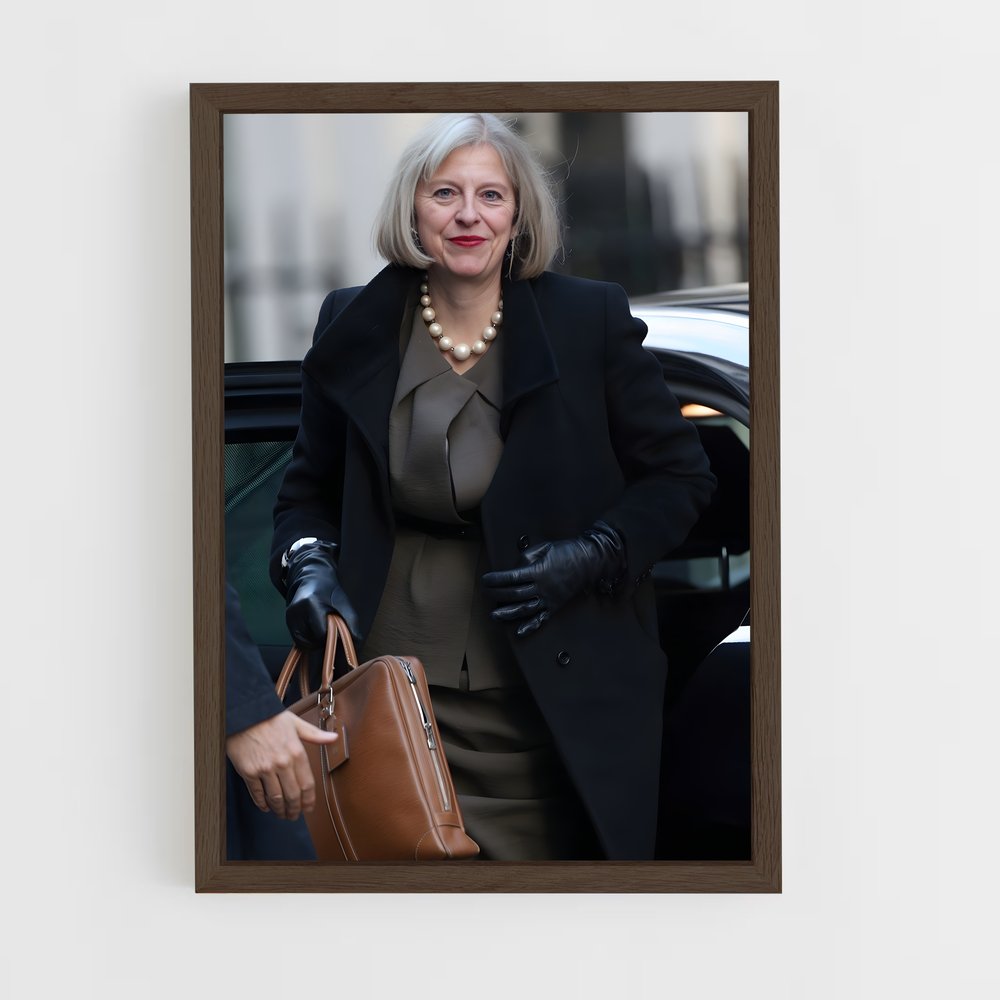 ap-theresa may-2 cadre Bois foncé