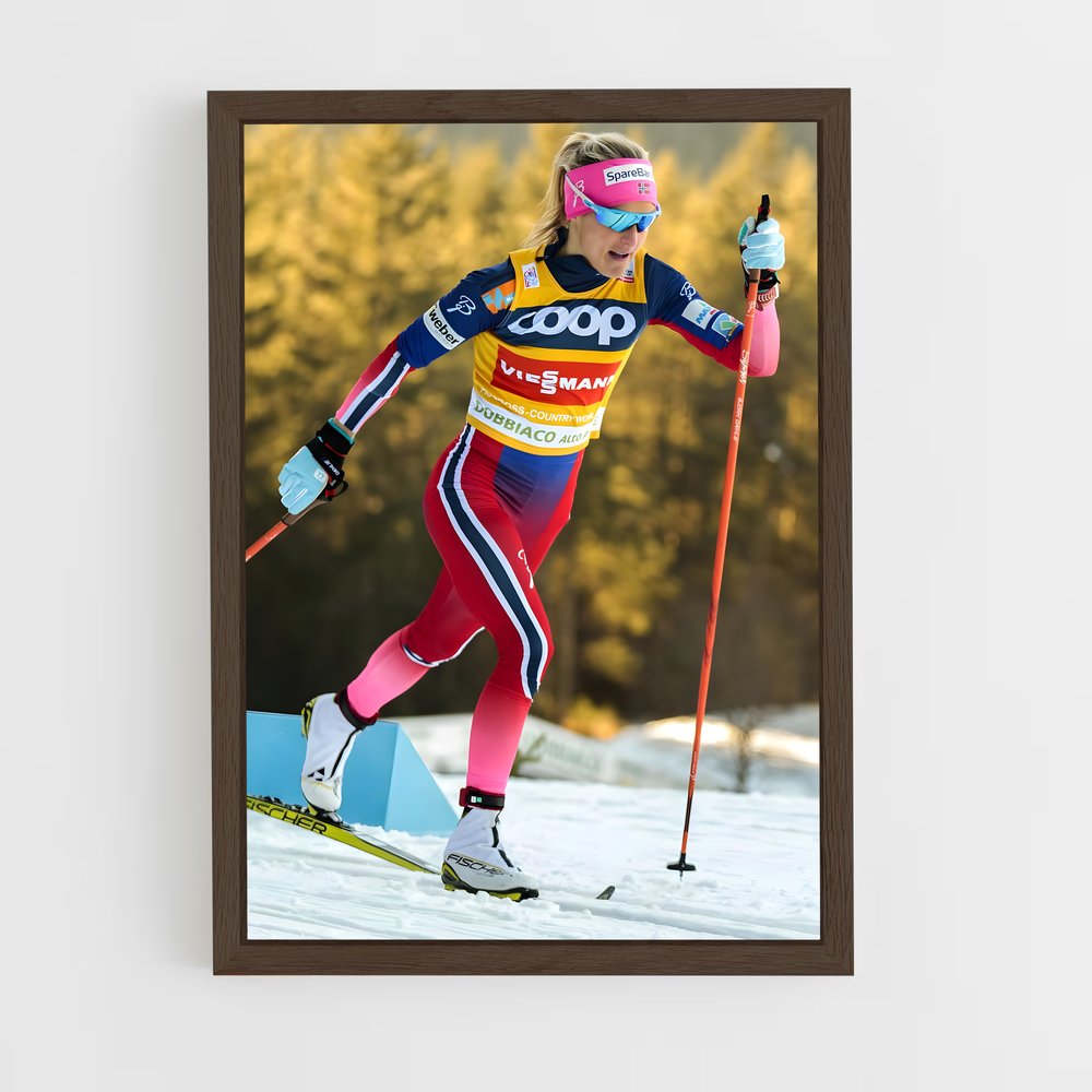 ap-therese johaug-2 cadre Bois foncé