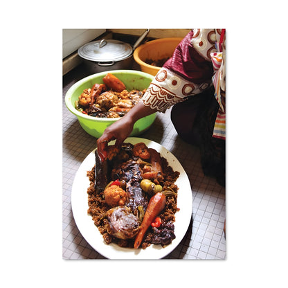Poster Saveurs Sénégalaises