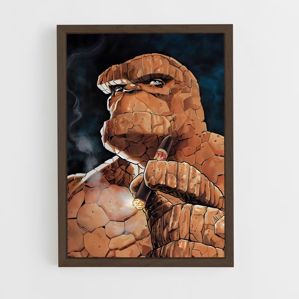 ap-thing ben grimm-1 cadre Bois foncé