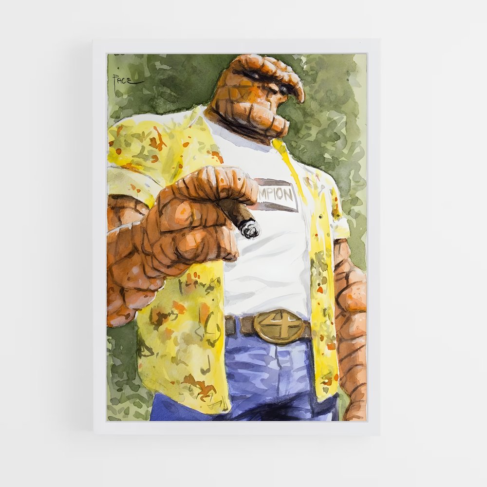 ap-thing ben grimm-2 cadre Blanc