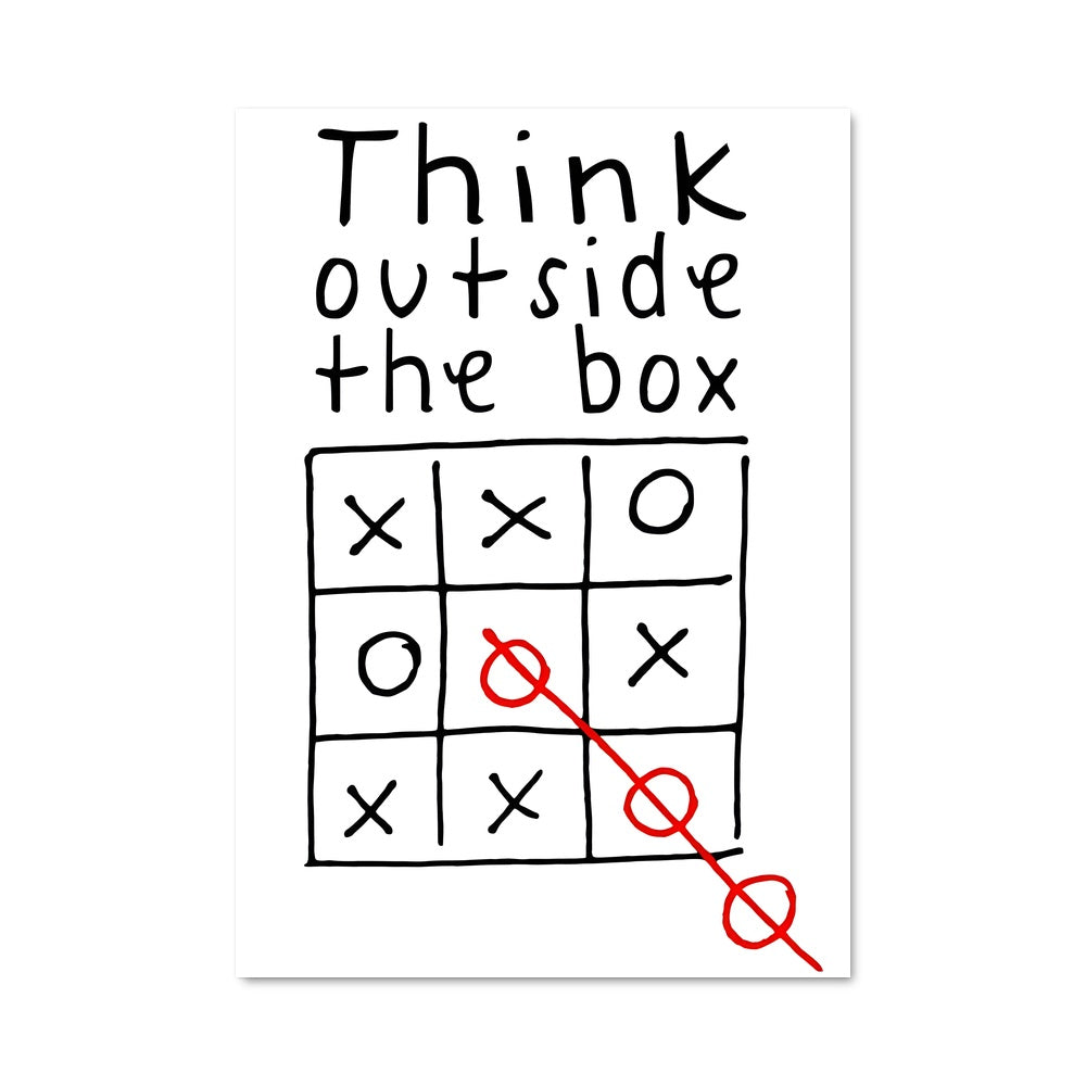 Poster Think Outside the Box