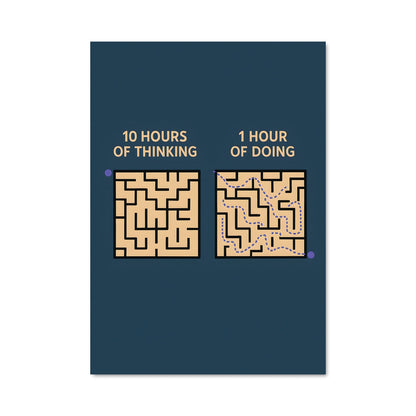 Poster Labyrinthe Céleste
