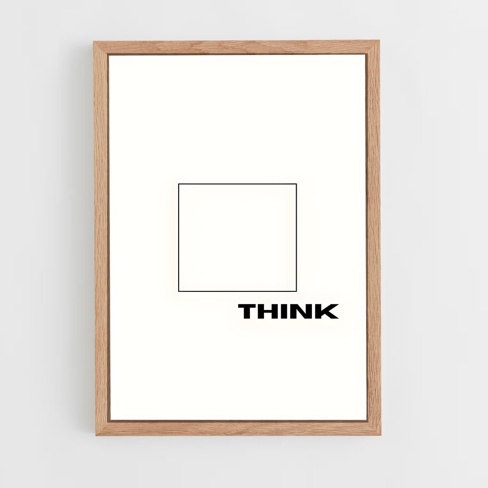 ap-think different-6 cadre Bois clair