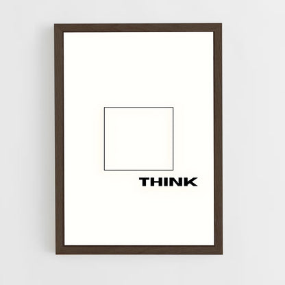ap-think different-6 cadre Bois foncé