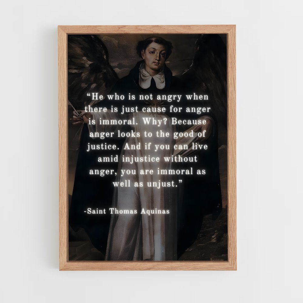 ap-thomas aquinas-4 cadre Bois clair