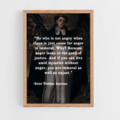 ap-thomas aquinas-4 cadre Bois clair