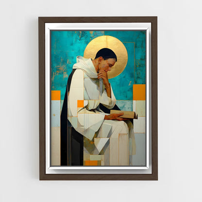 ap-thomas aquinas-8 cadre Bois foncé